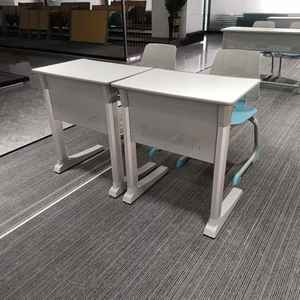 Ensemble de bureau et chaise d'école moderne pour étudiants, mobilier modulaire durable et écologique pour la maison, le bureau et la salle de classe - Product Image 3