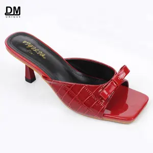 DM Shoes Mulheres Salto Alto Mulheres 2023 Sapatos De Luxo Salto De Crocodilo