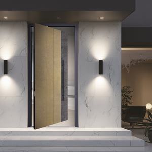 <span class=keywords><strong>Porte</strong></span> blindée anti-balles, portes de sécurité extérieures, fer forgé, aluminium, design moderne du milieu du siècle, marque SODERFE, Zhejiang, Chine - Product Image 3