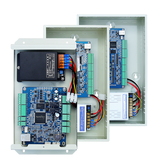 L-A80XX Linux Intelligent IP 4 Door Access Control Panel for 100000 People WIEGAND Protocol RS232/485 Access Control