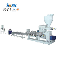 JWELL - Machine d'extrusion pour la fabrication de granulés de plastique / granulation / granulateur à vis simple PP / PE / PS / ABS / PC