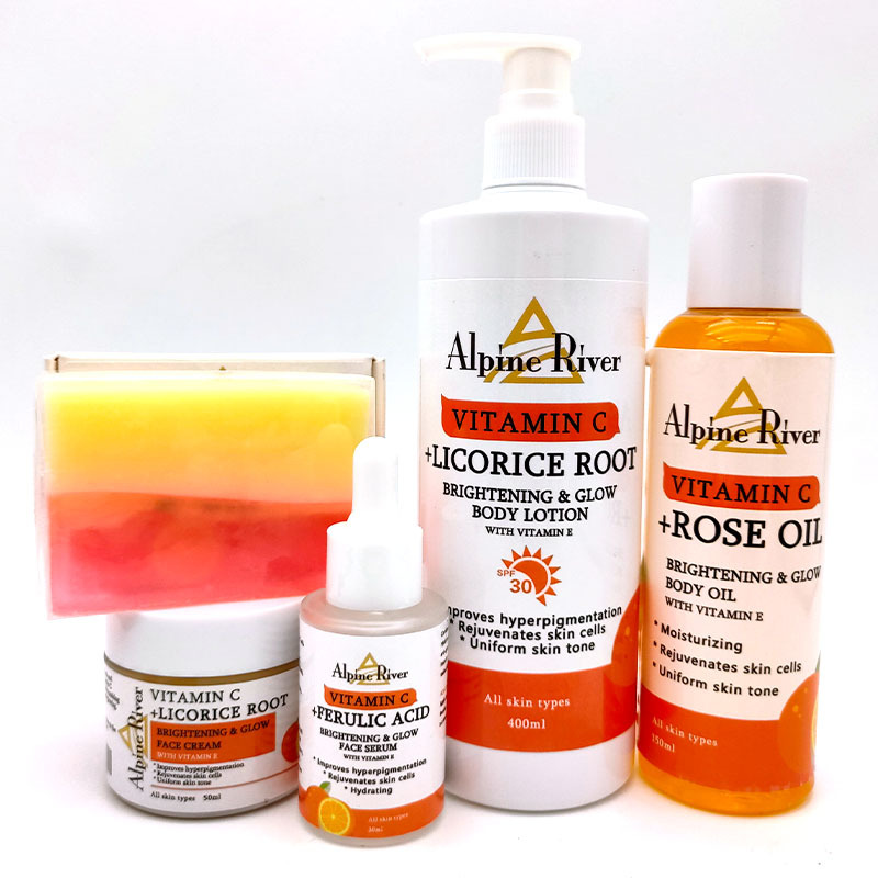 Alpine River Brightening Skincare Set –