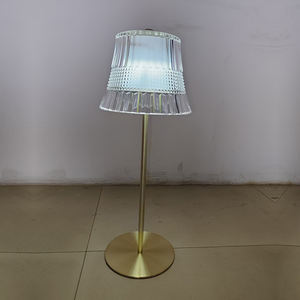 Lampe de table LED moderne de luxe en cristal, contrôle tactile, rechargeable sans fil, culot E26, abat-jour cloche pour hôtels et restaurants, AC - Product Image 5