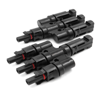 Type de branche Y/T ensemble de cordons de prise de diviseur solaire 1000V/1500V mâle femelle connecteur d'injection de séparateur PV pour système photovoltaïque