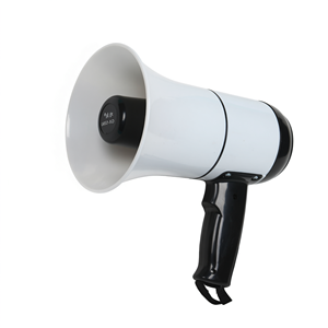 Mégaphone portable avec enregistrement 300s, portée 500m, amplificateur vocal pour diffusion publique - Product Image 1
