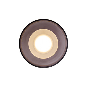 Lámpara de Pared Redonda Nórdica de Vidrio con Base de Hierro LED para Entrada o Pasillo - Product Image 5