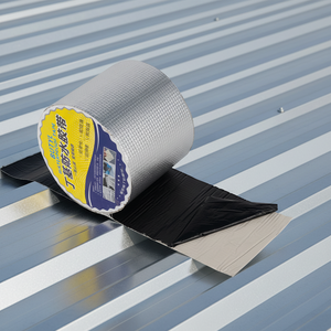 Membrane d'Étanchéité d'Usine, Bande Adhésive Auto-Collante en Butyle avec Feuille d'Aluminium, Réparatrice pour <span class=keywords><strong>Toit</strong></span> en Acier, Conduites <span class=keywords><strong>de</strong></span> Cuisine – Fabricant - Product Image 1