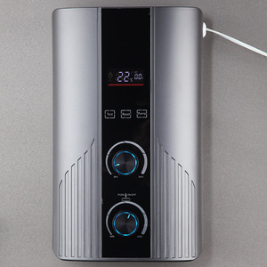 Calentador de Agua Eléctrico Instantáneo de 3.5KW-8.5KW, Montado en Pared, Control por Microcomputadora, Pantalla LED, Acero Inoxidable - Product Image 1