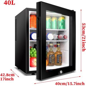 Venta al por mayor 30L de refrigeración por aire puerta de vidrio portátil Mini bar nevera para el hogar - Product Image 5