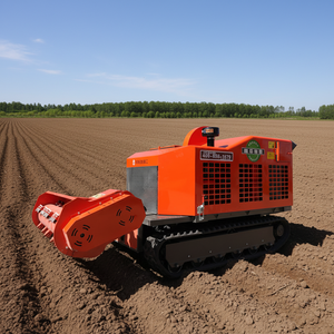 Heavy Duty 93l Fuel Tank 50hp Diesel Rc Tracked <b>Brush</b> Cutter with Remote Control for Commercial Farm <b>Vegetation</b> 5000mm Cutting - Product Image 2