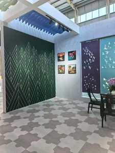 Panel <span class=keywords><strong>Acústico</strong></span> de Fibra de Poliéster Ecológico, Color Personalizado, Ignífugo, Alto NRC, Panel Absorbente de Sonido - Product Image 2