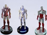 Sculpture décorative Iron Man créative, Modèle de robot Marvel, pour Magasin Tendance, Salle de Jeu, Pièce décorative de grande taille
