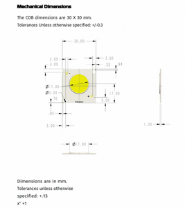 Luminaria LED Polymatech Serie COB Estándar FL27COB3030 Blanco Cálido 70 CRI para Salud y Clínicas - Product Image 6