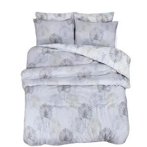 low price flower duvet quilt cover Soft Breathable Reversible Comforter abstract Floral Series Pillowcase Bedding Set