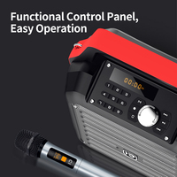 SHIDU Loa Bluetooth Không Dây Sạc Được Hỗ Trợ FM Và Bảng Số Lựa Chọn Loa Karaoke Ngoài Trời Mạnh Mẽ 5.25 Inch