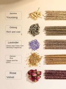 Personnalisez vos propres bâtonnets d'encens biologiques chinois faits à la main, encens aux fleurs, ODM OEM, bâtonnets d'encens à l'osmanthus avec emballage personnalisé - Product Image 6