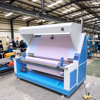 Vente directe d'usine HUWEI Machine d'inspection de tissu à alignement automatique des bords à double inverseur électrique 220V 400mm Max Fabric