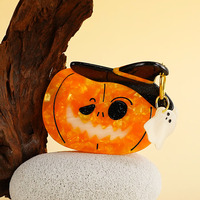 YIYI Personnalisé Acétate Citrouille Griffe Clips 2025 Halloween Nouveaux Cheveux Griffe Clips Mignon Pendentifs Griffe Clip