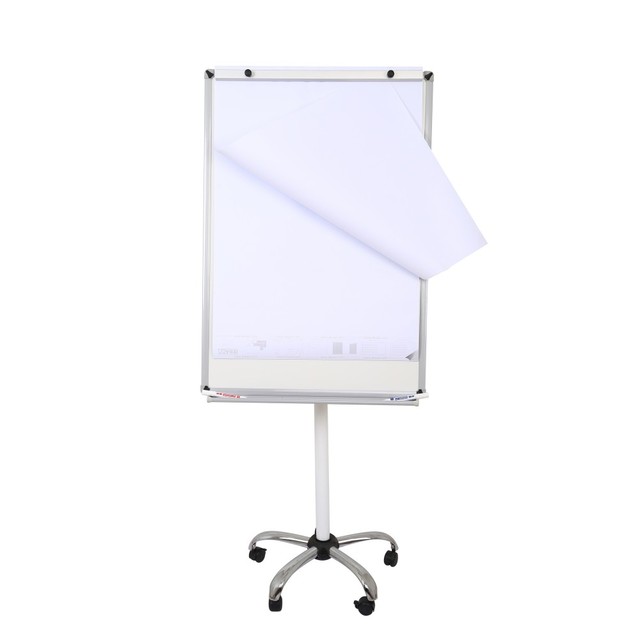 Mobile Easel  Dry Erase Aluminum Frame Magnetic Whiteboard Flipchart System 70*100cm
