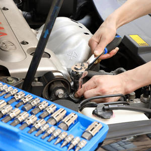 Juego de llaves de vaso Ximeng de 32 piezas, 1/4 pulgada, métrico e imperial, kit de herramientas de reparación automotriz para mecánica y reparación de automóviles - Product Image 1