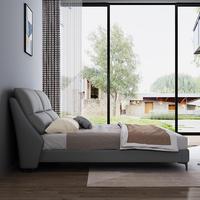 Fabrik-Großhandel Kingsize Doppel-Lederbett Modernes Luxus-Hauptschlafzimmer Ottoman-Bett mit Stauraum