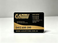 Carte de visite personnalisée CR80 en PVC, carte de visite en plastique, résistante à l'eau et aux rayures, pour entreprise, salon, café