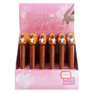 O & Q venta al por mayor 0,7mm logotipo personalizado ABS plástico Kawaii diseño Capibara pluma estilo lindo bolígrafo recuerdos regalos pluma creativa - Product Image 3
