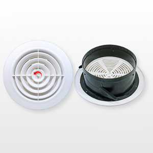 Diffuseur d'air moderne réglable pour cheminée, grille de ventilation en plastique pour plafond HVAC, couleur et taille personnalisables - Product Image 3