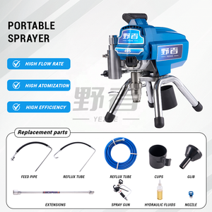 Mesin Semprot Cat Rumah Profesional Bertekanan Tinggi Tanpa Sikat Listrik, Pistol Semprot Cat Lateks Genggam Praktis, Perkakas Tenaga - Product Image 4