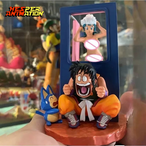 Figuras de Acción HESPER Dragon: Yamcha Escondida Observando a <span class=keywords><strong>Bulma</strong></span> Bañándose, Divertido Modelo de PVC, Adornos de Colección para Escritorio, Muñecas, Regalos, Juguetes - Product Image 2