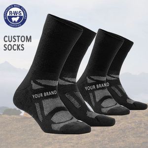 OEM Merino <b>Wool</b> Thick Thermal Hiking <b>Socks</b> Heavyweight Crew <b>Socks</b> Mens Custom - Product Image 1