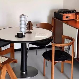 <b>Solid</b> <b>Wood</b> <b>Round</b> <b>Dining</b> <b>Table</b> Black Walnut Stable Structure Home <b>Dining</b> Use - Product Image 2