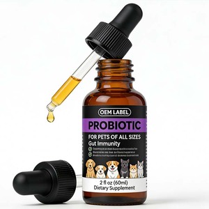 Supplément liquide d'huile de poisson Oméga 3 EPA DHA pour chien, entièrement naturel, absorption rapide, soutien de la peau et du pelage, saumon sauvage pour la santé - Product Image 4