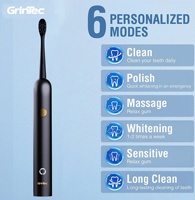 Brosse à dents électrique rechargeable portable pour adultes, multifonctionnelle, pour usage domestique, avec étui de voyage automatique pour les personnes actives en déplacement