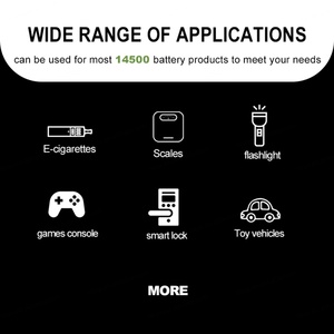 Batería Recargable de Iones de Litio IILEER 2405mWh 3.7V 650mAh 14500 con Puerto Tipo C, Venta Especial, Empaque OEM - Product Image 5