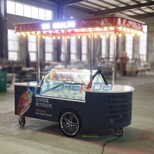 Camion de vente ambulante de nourriture rapide, mini camion électrique en acier inoxydable, design tendance, pour la vente de collations et de café - Product Image 5