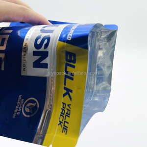 Sachet Doypack Personnalisé avec Fermeture Zip pour Protéines Isolées de Lactosérum (<span class=keywords><strong>Whey</strong></span>) 3kg/<span class=keywords><strong>5kg</strong></span>/10kg – Idéal pour Compléments Alimentaires et Lait – Impression Personnalisée – EN STOCK - Product Image 4