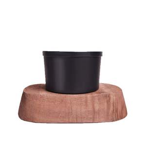 Cross-Border Oversized Black <b>Glass</b> Aromatherapy Candle Eco Home Decoration Handmade Three-Core Gift - Product Image 3