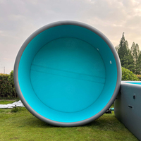 Piscine gonflable robuste en PVC rigide de qualité commerciale, écologique, pour enfants, idéale pour la location en resort, les événements et les fêtes