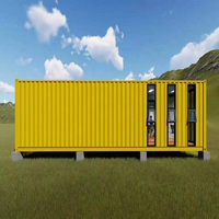 Maisons conteneurs de luxe préfabriquées modernes à deux chambres en kit, en acier haute intensité, prêtes à l'emploi, pour le marché américain, en vente en Chine