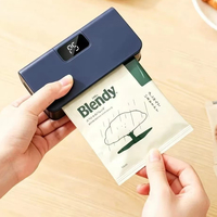 Scelleuse thermique portable 2-en-1 rechargeable par USB pour la conservation des aliments et les sacs à collation de cuisine