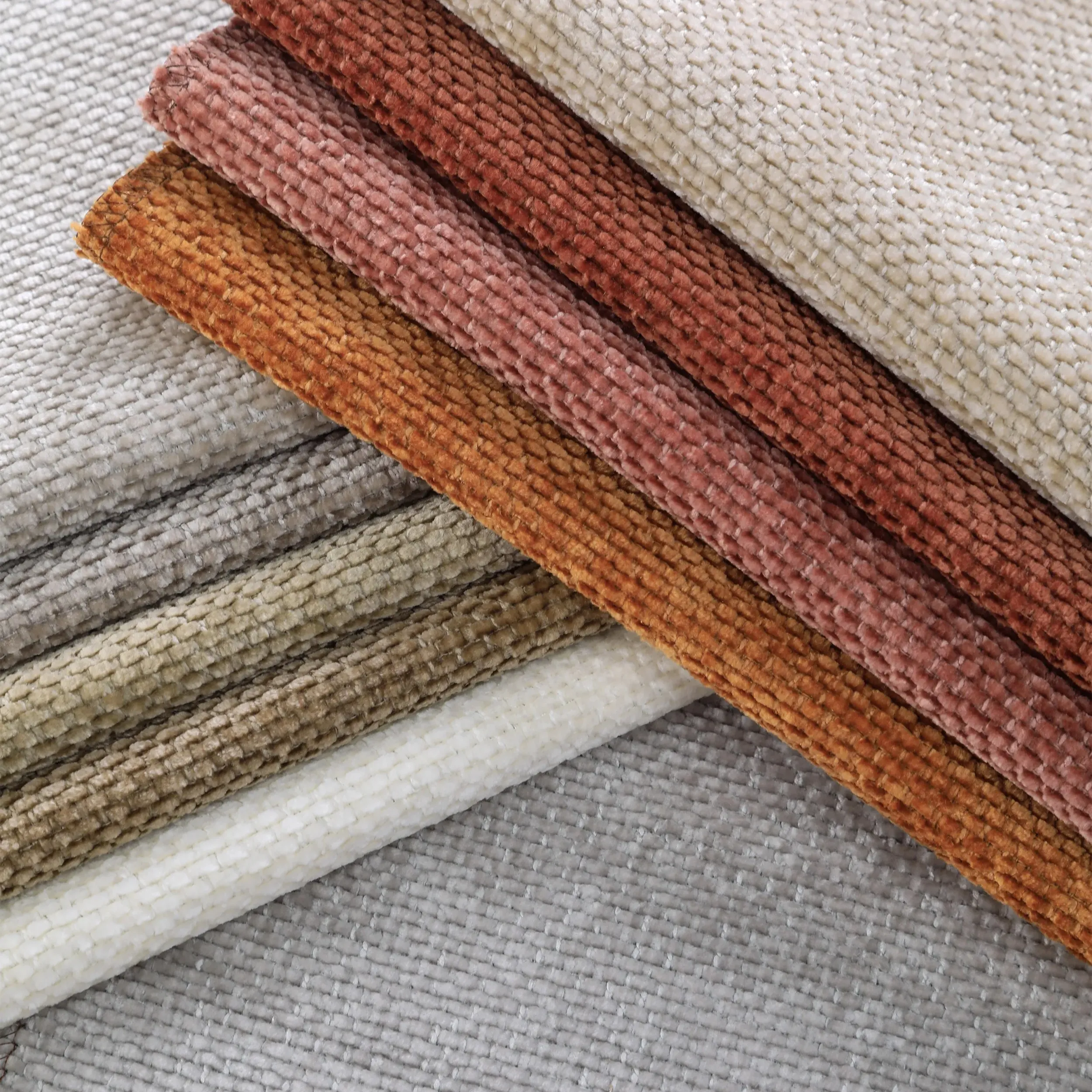 Ev tekstili chinelli kumaş için en iyi polyester kanepe kumaş koltuk takımı oturma odası mobilya