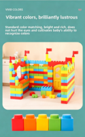 Bloques de Construcción ABS al por Mayor, Juguetes de Construcción para Niños, Ladrillos Grandes, Accesorios de Colores Aleatorios para Venta al por Mayor