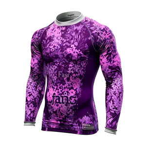 Camiseta de Compresión para Hombre con Estampado de Lobo, Sublimada, para BJJ, MMA, Grappling, <span class=keywords><strong>Muay</strong></span> <span class=keywords><strong>Thai</strong></span> - Product Image 1