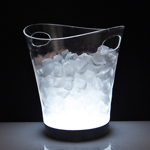 Vente en gros d'usine Seau <span class=keywords><strong>à</strong></span> glace LED Refroidisseur de <span class=keywords><strong>champagne</strong></span> et de vin avec logo personnalisé - Product Image 3