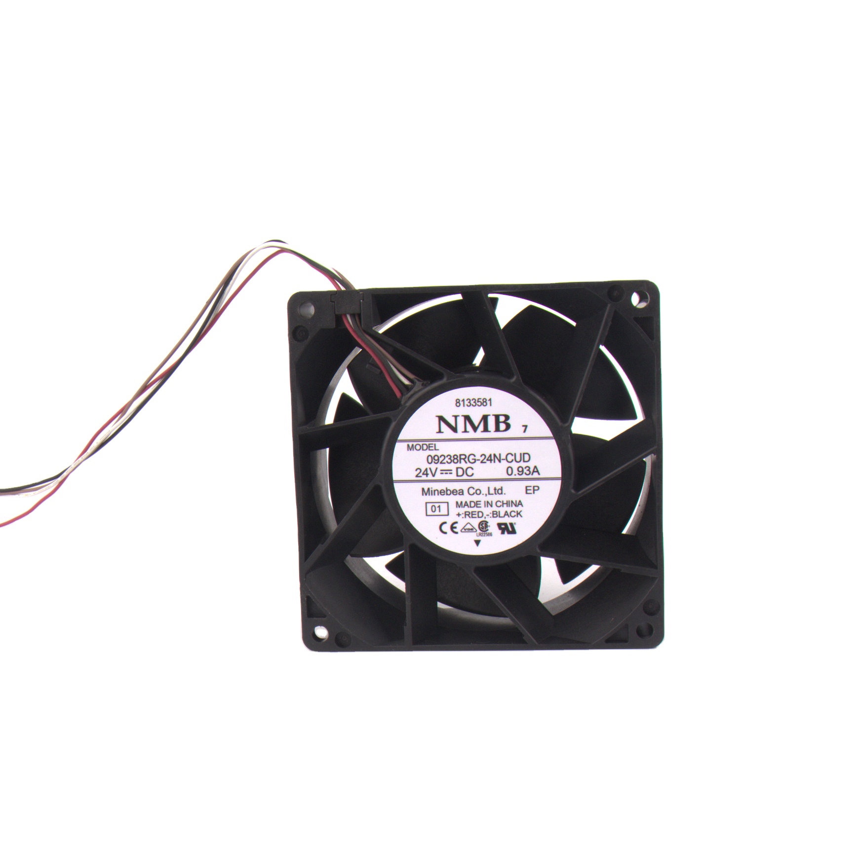 Cooling Fan 09238RG-24N-CUD - 24V 0.93A 9038 9*9CM Inverter Fan