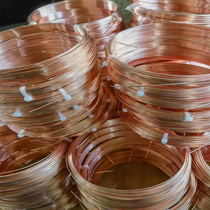 Tabung tembaga koil lembut kapiler/pipa 0.036 inci 0.040 inci 0.031 inci 0.081 inci tabung kapiler diameter kecil - Product Image 2