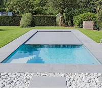 Fabriqué en Chine couverture de piscine électrique avec personnalisé lattes