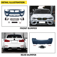 Kit carrosserie automobile pour BMW F30-M3CS 2013-2018 : Pare-chocs avant, pare-chocs arrière, calandre, protection de capot, jupes latérales personnalisées
