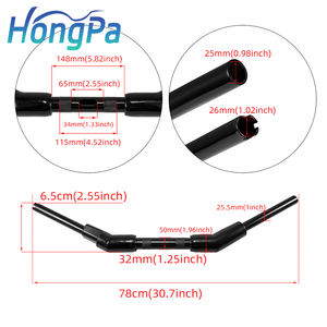 Phổ 1 "25Mm Chất Béo Thanh Kéo Thanh Xử Lý Thanh Xe Máy Tay Cầm Cho Cậu Bé Béo Đường Vua Di Sản Softail Lớp - Product Image 6